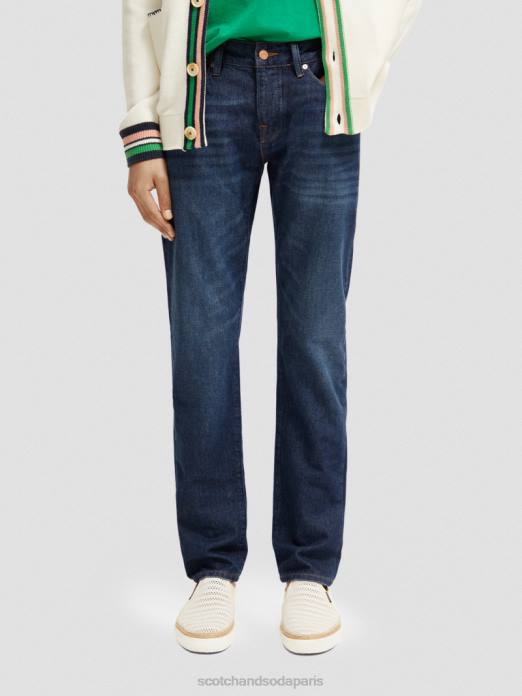 Scotch & Soda Hommes jean slim classique ralston goutte de pluie sombre vêtements 4HB4579