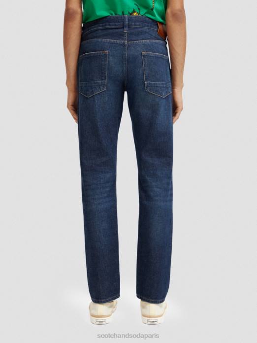 Scotch & Soda Hommes jean slim classique ralston goutte de pluie sombre vêtements 4HB4579