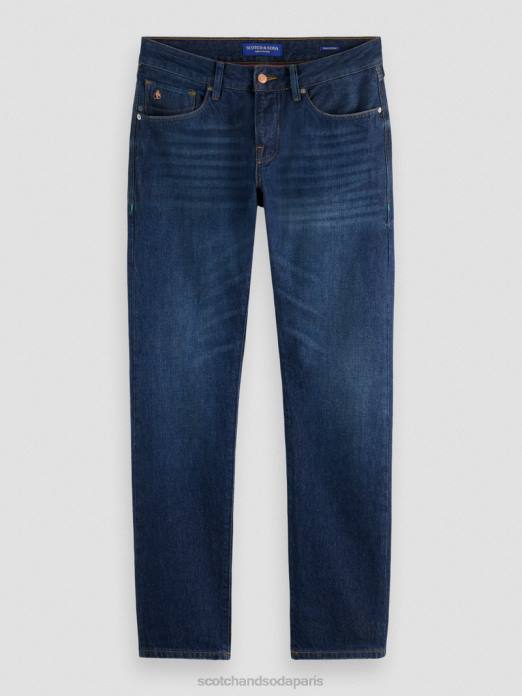 Scotch & Soda Hommes jean slim classique ralston goutte de pluie sombre vêtements 4HB4579