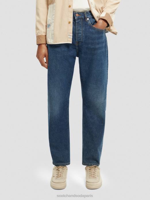 Scotch & Soda Hommes le jean ample fuselé The Dean promenade vêtements 4HB4590