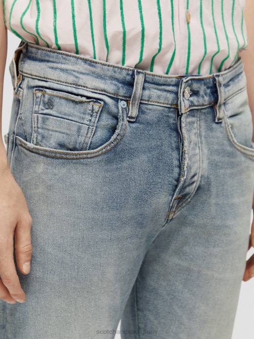 Scotch & Soda Hommes le jean coupe slim classique ralston premier buzz vêtements 4HB4587