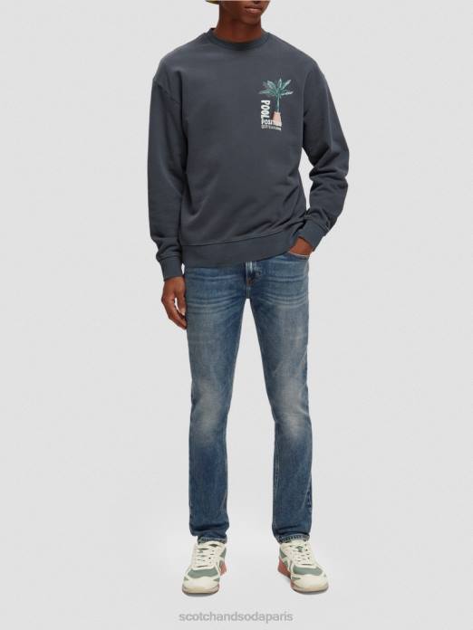 Scotch & Soda Hommes le jean coupe super slim croissant vêtements 4HB4584