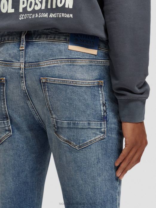 Scotch & Soda Hommes le jean coupe super slim croissant vêtements 4HB4584