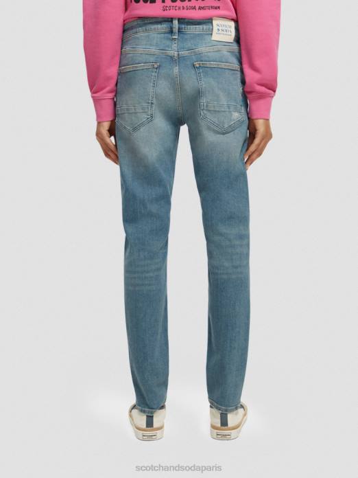 Scotch & Soda Hommes le jean coupe super slim rêve vert vêtements 4HB4585