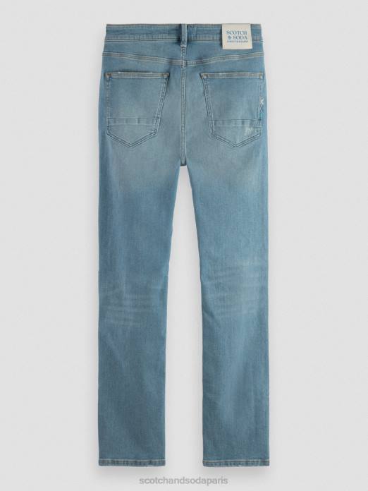 Scotch & Soda Hommes le jean coupe super slim rêve vert vêtements 4HB4585