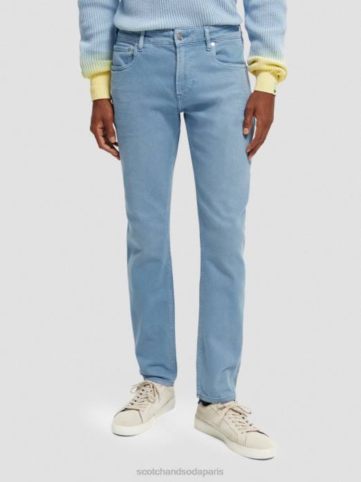 Scotch & Soda Hommes le jean teint en pièce coupe super slim bleu vêtements 4HB4581