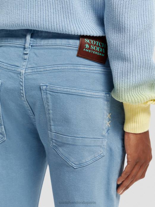 Scotch & Soda Hommes le jean teint en pièce coupe super slim bleu vêtements 4HB4581