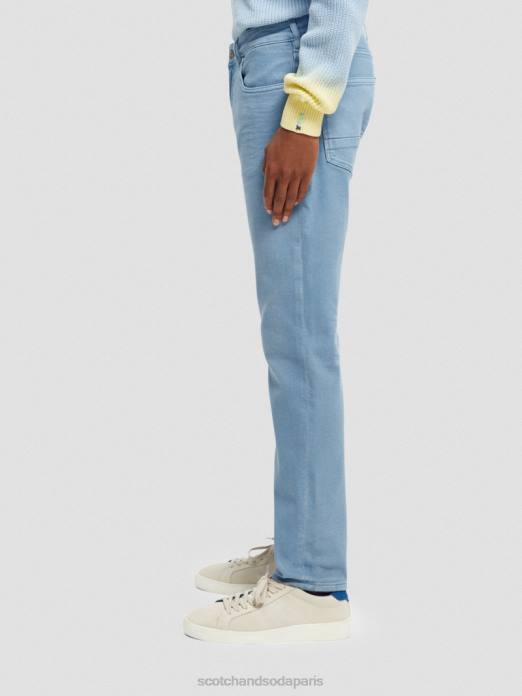 Scotch & Soda Hommes le jean teint en pièce coupe super slim bleu vêtements 4HB4581
