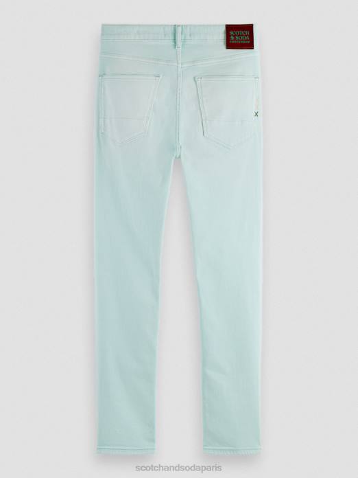 Scotch & Soda Hommes le jean teint en pièce coupe super slim menthe vêtements 4HB4583