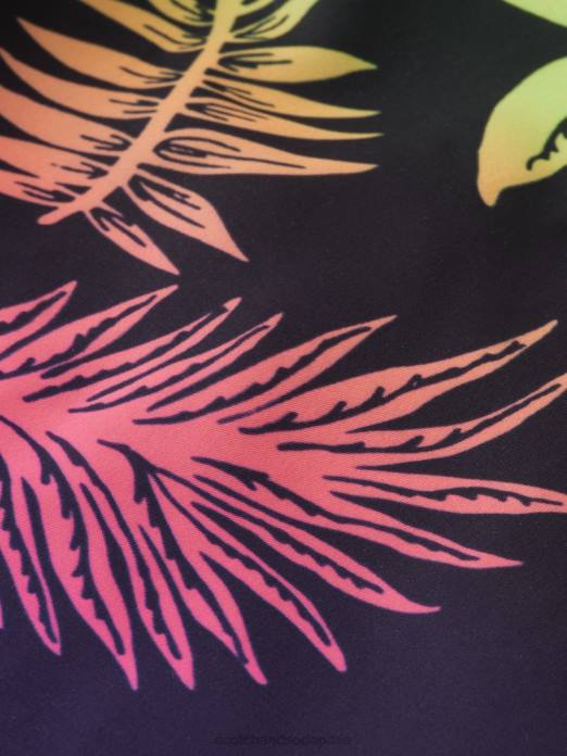 Scotch & Soda Hommes short de bain long imprimé feuille dégradée aop vêtements 4HB4677