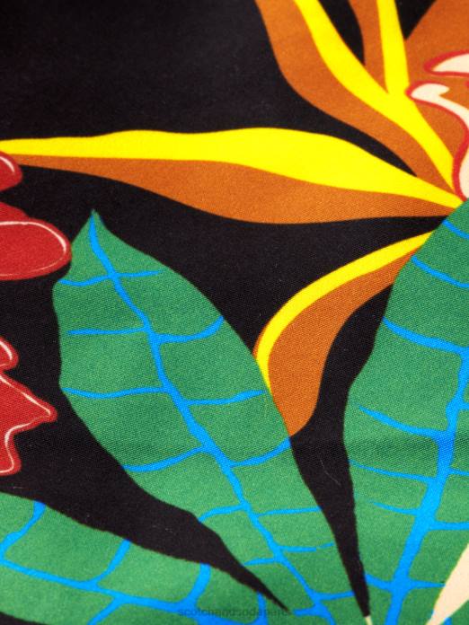 Scotch & Soda Hommes short de bain mi-long imprimé aop floral noir vêtements 4HB4673