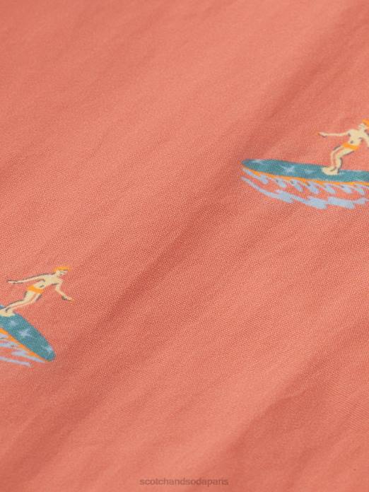 Scotch & Soda Hommes short de bain mi-long imprimé flamant surfeur aop vêtements 4HB4670