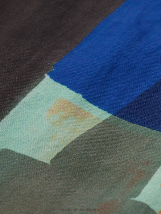 Scotch & Soda Hommes short de bain mi-long imprimé scène aop vêtements 4HB4691