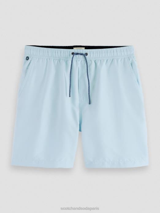 Scotch & Soda Hommes short de bain mi-long mer bleue vêtements 4HB4664