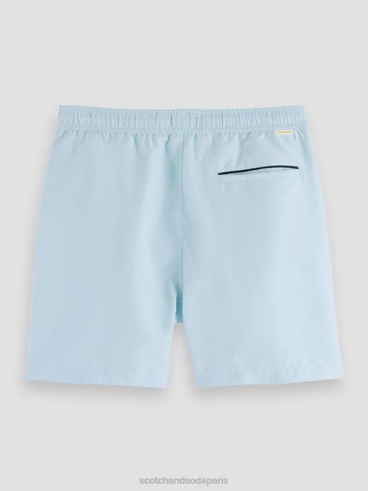 Scotch & Soda Hommes short de bain mi-long mer bleue vêtements 4HB4664