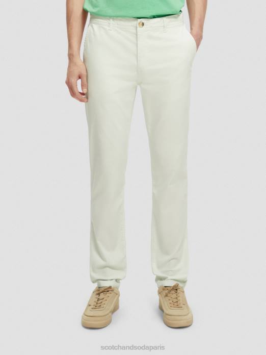 Scotch & Soda Hommes chino super slim fit teint en pièce menthe vêtements 4HB4499