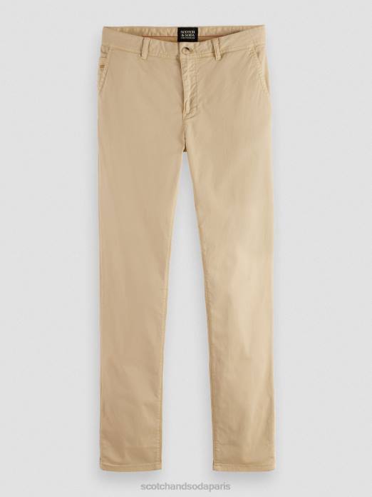 Scotch & Soda Hommes chino super slim fit teint en pièce sable vêtements 4HB4495