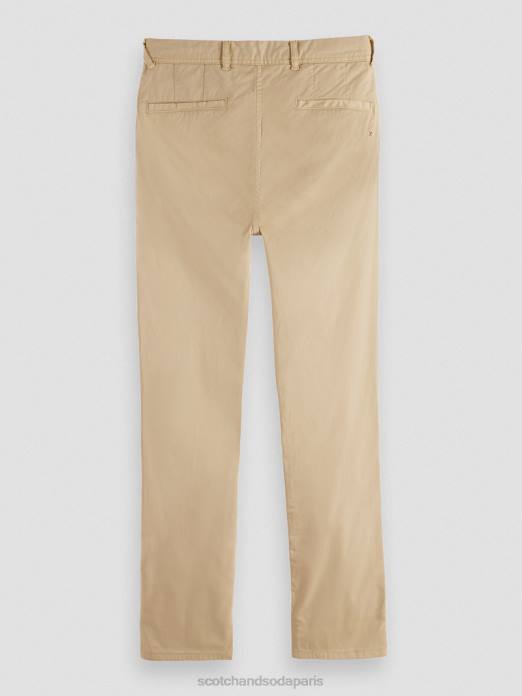 Scotch & Soda Hommes chino super slim fit teint en pièce sable vêtements 4HB4495