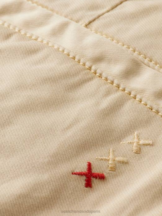 Scotch & Soda Hommes chino super slim fit teint en pièce sable vêtements 4HB4495