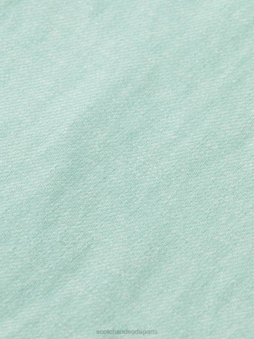 Scotch & Soda Hommes pantalon de jogging en lin mélangé à jambe droite warren baie vêtements 4HB4479