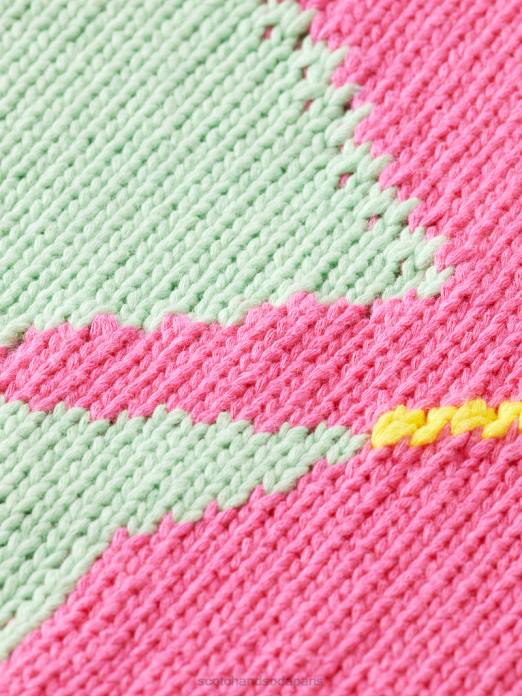 Scotch & Soda Hommes cardigan en maille intarsia combiner un vêtements 4HB4640