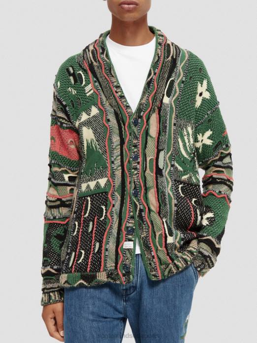 Scotch & Soda Hommes cardigan tricoté combiner un vêtements 4HB4631