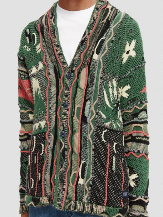 Scotch & Soda Hommes cardigan tricoté combiner un vêtements 4HB4631