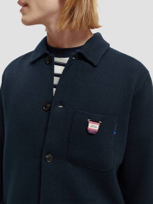 Scotch & Soda Hommes cardigan tricoté nuit vêtements 4HB4628