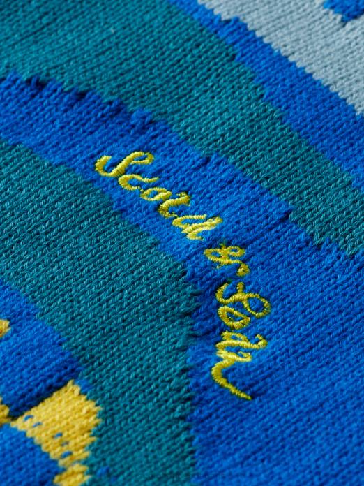 Scotch & Soda Hommes pull biologique à motif intarsia combiner un vêtements 4HB4641