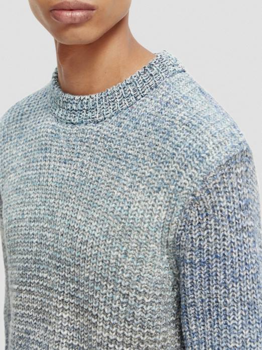 Scotch & Soda Hommes pull en maille côtelée dégradée combiner un vêtements 4HB4633