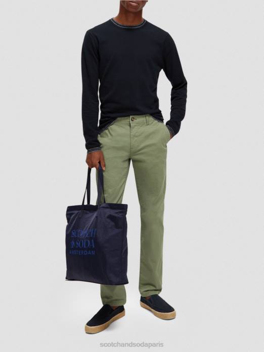 Scotch & Soda Hommes pull à finitions contrastantes marine vêtements 4HB4654