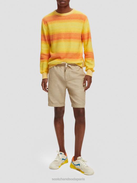 Scotch & Soda Hommes pull à rayures dégradées multi-rayures vêtements 4HB4645