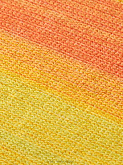 Scotch & Soda Hommes pull à rayures dégradées multi-rayures vêtements 4HB4645