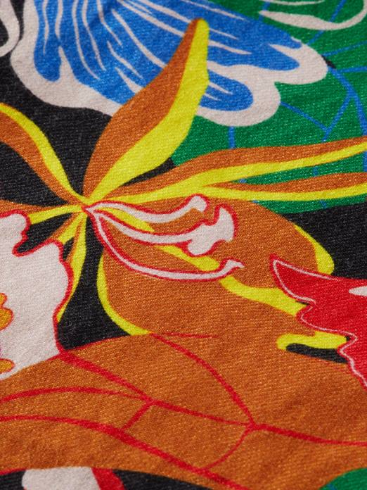 Scotch & Soda Hommes le bermuda en lin mélangé préféré aop floral noir vêtements 4HB4611