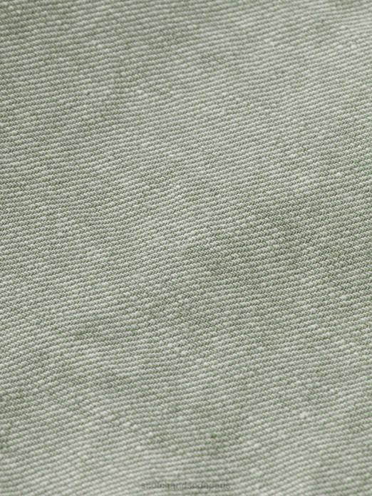 Scotch & Soda Hommes le bermuda en lin mélangé préféré armée vêtements 4HB4600