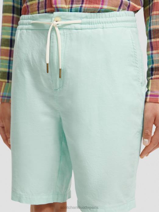 Scotch & Soda Hommes le bermuda en lin mélangé préféré baie vêtements 4HB4604