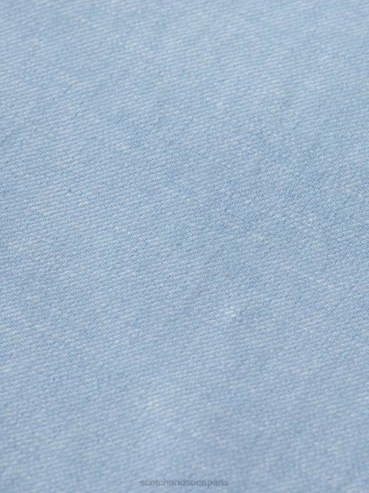 Scotch & Soda Hommes le bermuda en lin mélangé préféré ciel vêtements 4HB4603