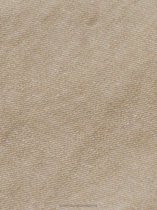 Scotch & Soda Hommes le bermuda en lin mélangé préféré sable vêtements 4HB4606