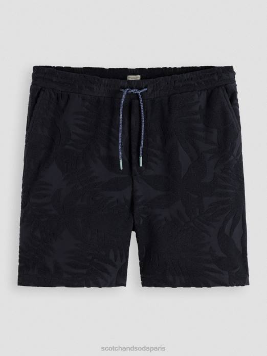 Scotch & Soda Hommes short en jacquard imprimé marine vêtements 4HB4607
