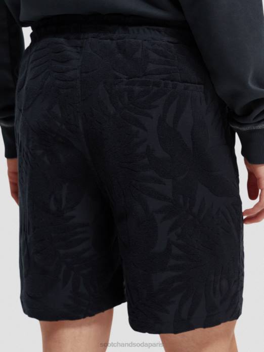 Scotch & Soda Hommes short en jacquard imprimé marine vêtements 4HB4607