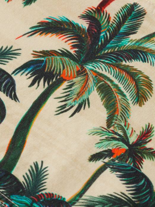 Scotch & Soda Hommes sweat col montant teint en pièce (tailles étendues) banane vêtements 4HB4554