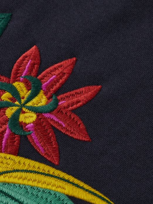 Scotch & Soda Hommes sweat-shirt ras du cou brodé coupe décontractée nuit vêtements 4HB4507