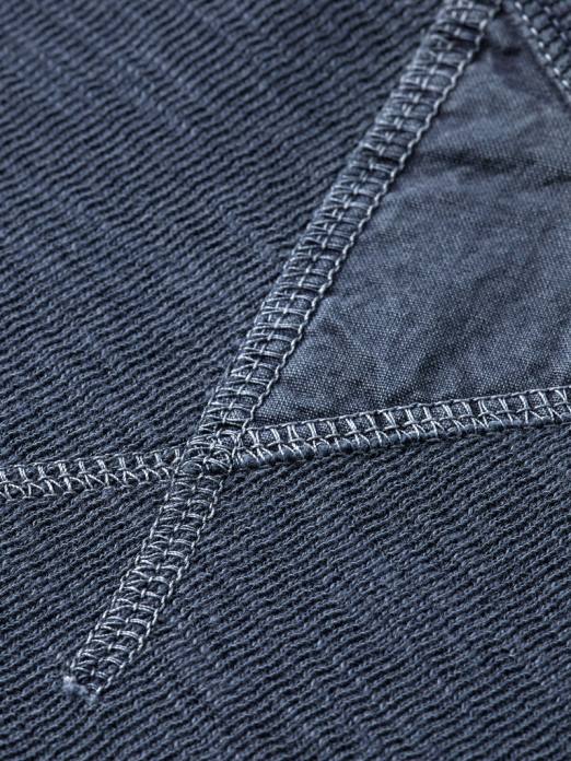 Scotch & Soda Hommes sweat-shirt structuré teint en pièce nuit vêtements 4HB4517