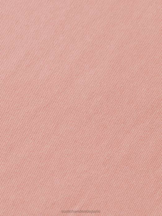 Scotch & Soda Hommes polo piqué en coton biologique flamant vêtements 4HB4461