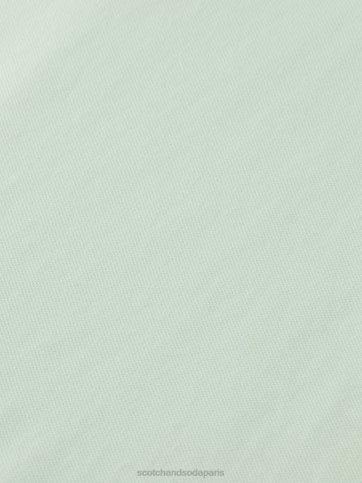 Scotch & Soda Hommes polo piqué en coton biologique menthe vêtements 4HB4462