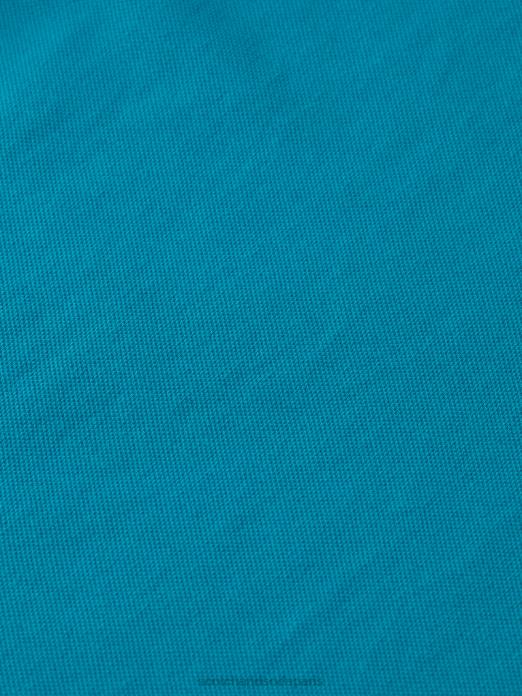 Scotch & Soda Hommes polo piqué en coton biologique turquoise vêtements 4HB4465