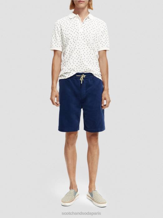 Scotch & Soda Hommes polo piqué imprimé en coton biologique combo e vêtements 4HB4397