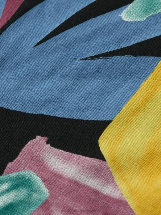 Scotch & Soda Hommes t-shirt en coton bio à motif artistique baie vêtements 4HB4349