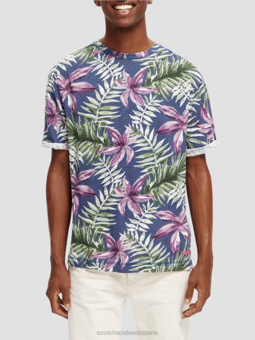 Scotch & Soda Hommes t-shirt imprimé coupe décontractée combiner un vêtements 4HB4374