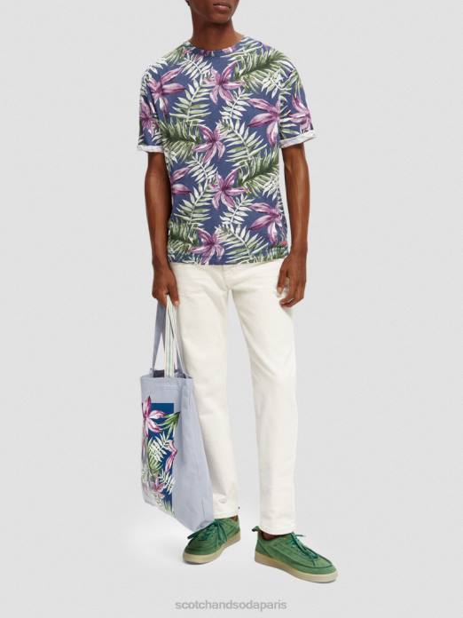Scotch & Soda Hommes t-shirt imprimé coupe décontractée combiner un vêtements 4HB4374